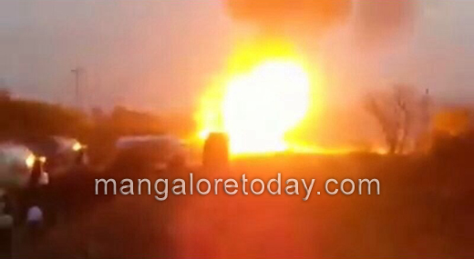 Oil tanker burst in Kumta